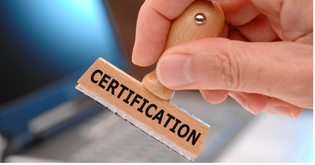 Certification